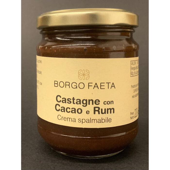 Castagne con Cacao e Rum